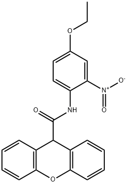 N-(4-ethoxy-2-nitrophenyl)-9H-xanthene-9-carboxamide Structure