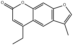 5-ethyl-3-methylfuro[3,2-g]chromen-7-one Structure