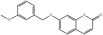 7-[(3-methoxyphenyl)methoxy]chromen-2-one Structure
