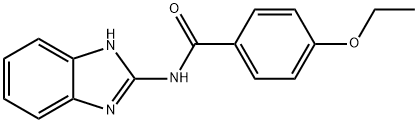 N-(1H-benzimidazol-2-yl)-4-ethoxybenzamide 구조식 이미지