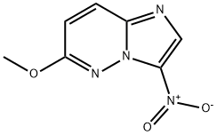 6-Methoxy-3-nitro-imidazo[1,2-b]pyridazine 구조식 이미지
