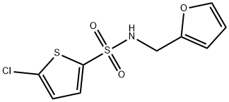 5-chloro-N-(furan-2-ylmethyl)thiophene-2-sulfonamide Structure