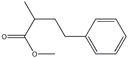 methyl 2-methyl-4-phenylbutanoate Structure