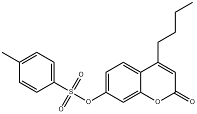 (4-butyl-2-oxochromen-7-yl) 4-methylbenzenesulfonate 구조식 이미지