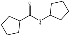 N-cyclopentylcyclopentanecarboxamide 구조식 이미지