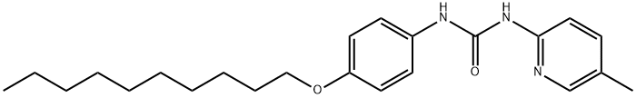 1-(4-decoxyphenyl)-3-(5-methylpyridin-2-yl)urea 구조식 이미지