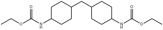 ethyl N-[4-[[4-(ethoxycarbonylamino)cyclohexyl]methyl]cyclohexyl]carbamate Structure