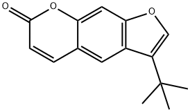 3-tert-butylfuro[3,2-g]chromen-7-one Structure
