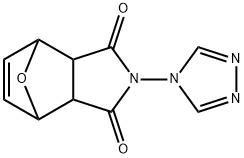 2-(1,2,4-triazol-4-yl)-3a,4,7,7a-tetrahydro-octahydro-1H-4,7-epoxyisoindole-1,3-dione Structure