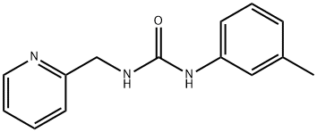 1-(3-methylphenyl)-3-(pyridin-2-ylmethyl)urea 구조식 이미지