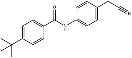 4-tert-butyl-N-[4-(cyanomethyl)phenyl]benzamide Structure