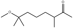 7-methoxy-3,7-dimethyloctan-2-one Structure