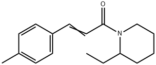 (E)-1-(2-ethylpiperidin-1-yl)-3-(4-methylphenyl)prop-2-en-1-one 구조식 이미지