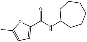 N-cycloheptyl-5-methylfuran-2-carboxamide 구조식 이미지