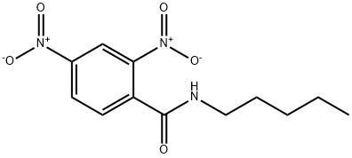 2,4-dinitro-N-pentylbenzamide Structure