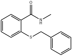 2-benzylsulfanyl-N-methylbenzamide Structure