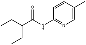 2-ethyl-N-(5-methylpyridin-2-yl)butanamide 구조식 이미지