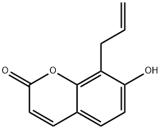 7-hydroxy-8-prop-2-enylchromen-2-one Structure