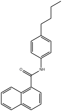 N-(4-butylphenyl)naphthalene-1-carboxamide 구조식 이미지