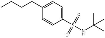 N-tert-butyl-4-butylbenzenesulfonamide 구조식 이미지