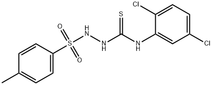 1-(2,5-dichlorophenyl)-3-[(4-methylphenyl)sulfonylamino]thiourea 구조식 이미지