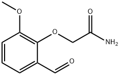 2-(2-formyl-6-methoxyphenoxy)acetamide 구조식 이미지