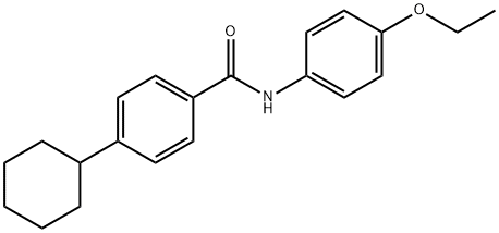 4-cyclohexyl-N-(4-ethoxyphenyl)benzamide Structure