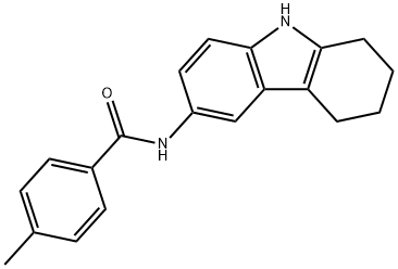 4-methyl-N-(6,7,8,9-tetrahydro-5H-carbazol-3-yl)benzamide Structure