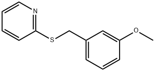 2-[(3-methoxyphenyl)methylsulfanyl]pyridine Structure