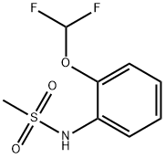 N-[2-(difluoromethoxy)phenyl]methanesulfonamide 구조식 이미지