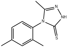 4-(2,4-dimethylphenyl)-3-methyl-1H-1,2,4-triazole-5-thione Structure