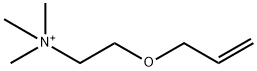 trimethyl(2-prop-2-enoxyethyl)azanium Structure