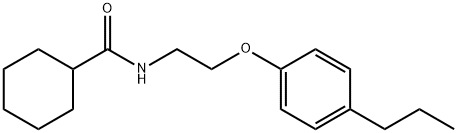 N-[2-(4-propylphenoxy)ethyl]cyclohexanecarboxamide Structure