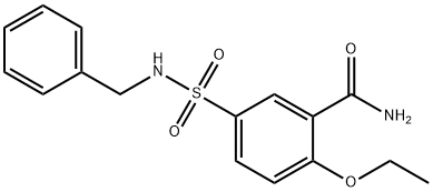 5-(benzylsulfamoyl)-2-ethoxybenzamide 구조식 이미지