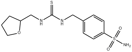 1-(oxolan-2-ylmethyl)-3-[(4-sulfamoylphenyl)methyl]thiourea 구조식 이미지