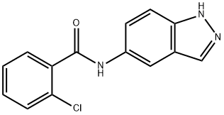 2-chloro-N-(1H-indazol-5-yl)benzamide 구조식 이미지