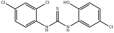 1-(5-chloro-2-hydroxyphenyl)-3-(2,4-dichlorophenyl)thiourea 구조식 이미지
