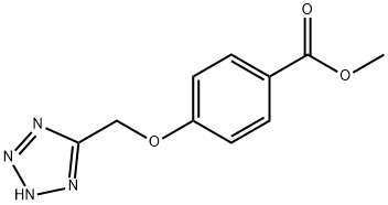 methyl 4-(2H-tetrazol-5-ylmethoxy)benzoate 구조식 이미지