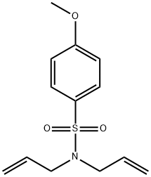 4-methoxy-N,N-bis(prop-2-enyl)benzenesulfonamide 구조식 이미지