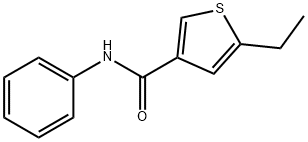 5-ethyl-N-phenylthiophene-3-carboxamide 구조식 이미지