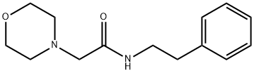 2-morpholin-4-yl-N-(2-phenylethyl)acetamide 구조식 이미지