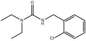 3-[(2-chlorophenyl)methyl]-1,1-diethylurea Structure