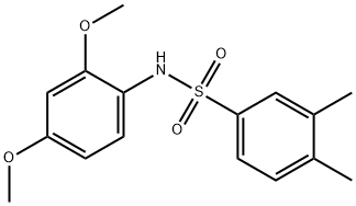 N-(2,4-dimethoxyphenyl)-3,4-dimethylbenzenesulfonamide Structure