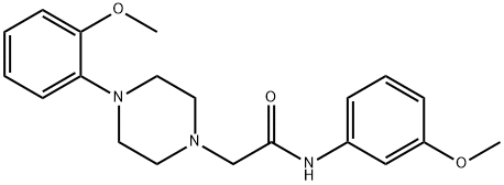 N-(3-methoxyphenyl)-2-[4-(2-methoxyphenyl)piperazin-1-yl]acetamide Structure