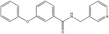 3-phenoxy-N-(pyridin-3-ylmethyl)benzamide Structure