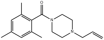 (4-prop-2-enylpiperazin-1-yl)-(2,4,6-trimethylphenyl)methanone Structure