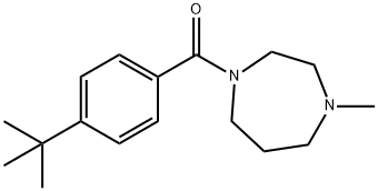 (4-tert-butylphenyl)-(4-methyl-1,4-diazepan-1-yl)methanone 구조식 이미지