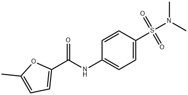 N-[4-(dimethylsulfamoyl)phenyl]-5-methylfuran-2-carboxamide Structure