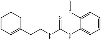 1-[2-(cyclohexen-1-yl)ethyl]-3-(2-methoxyphenyl)urea Structure