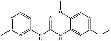 1-(2,5-dimethoxyphenyl)-3-(6-methylpyridin-2-yl)urea Structure